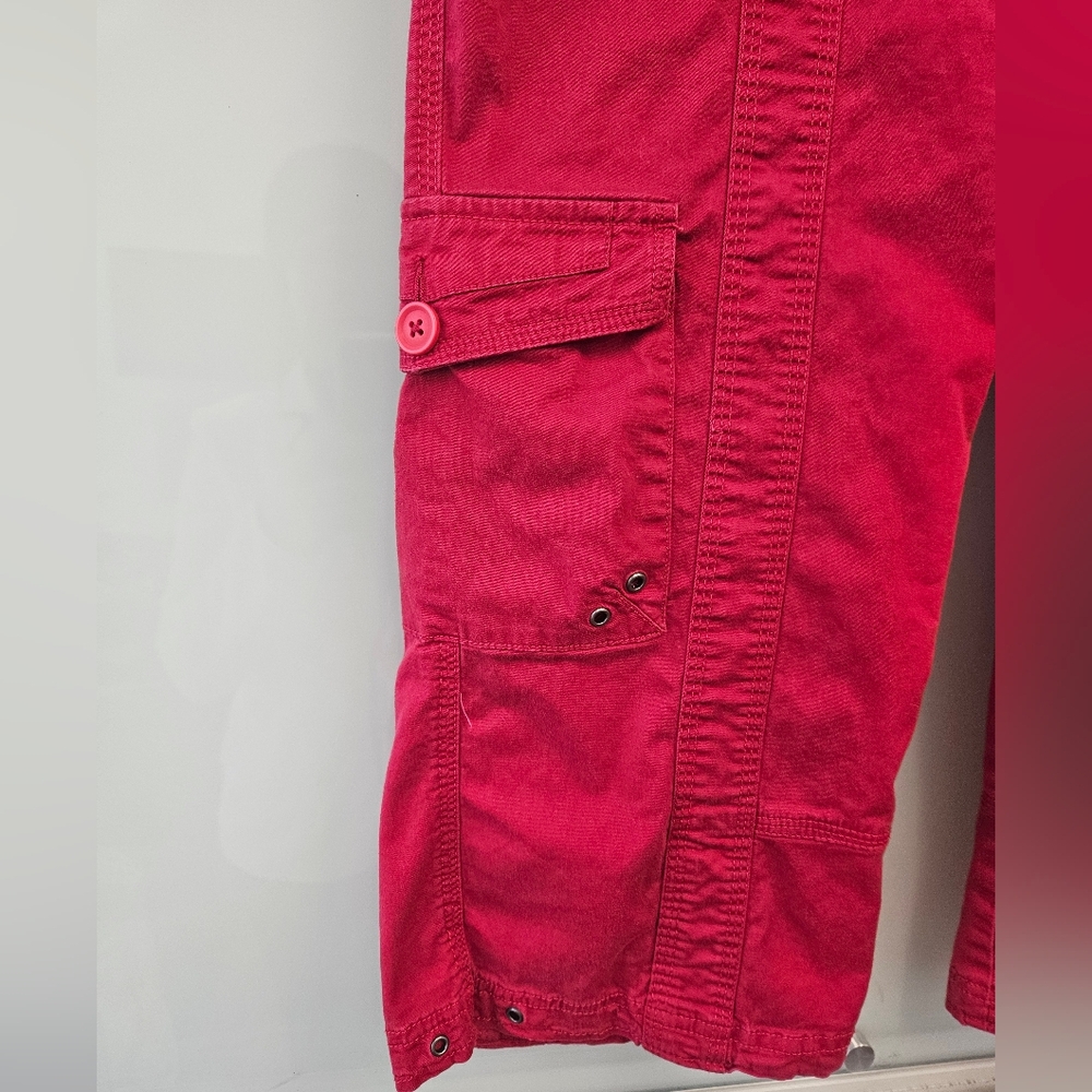 Style&Co Red Cargo Pants - Picture 4 of 11